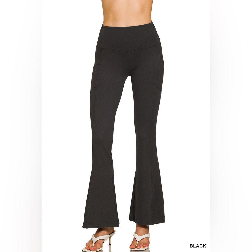 Zenana Outfitters Black Boot Cut Flare Pants